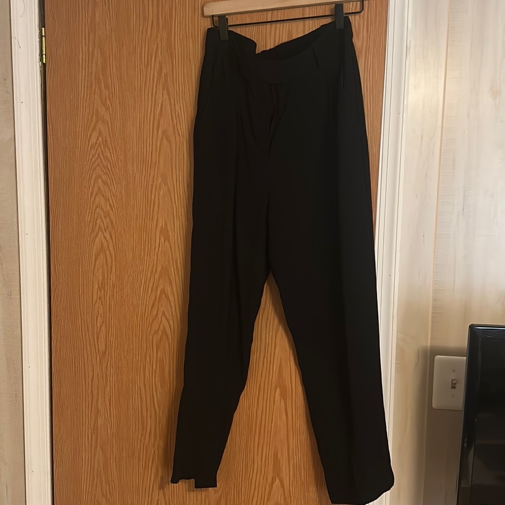 Black H&M dress pants high waist